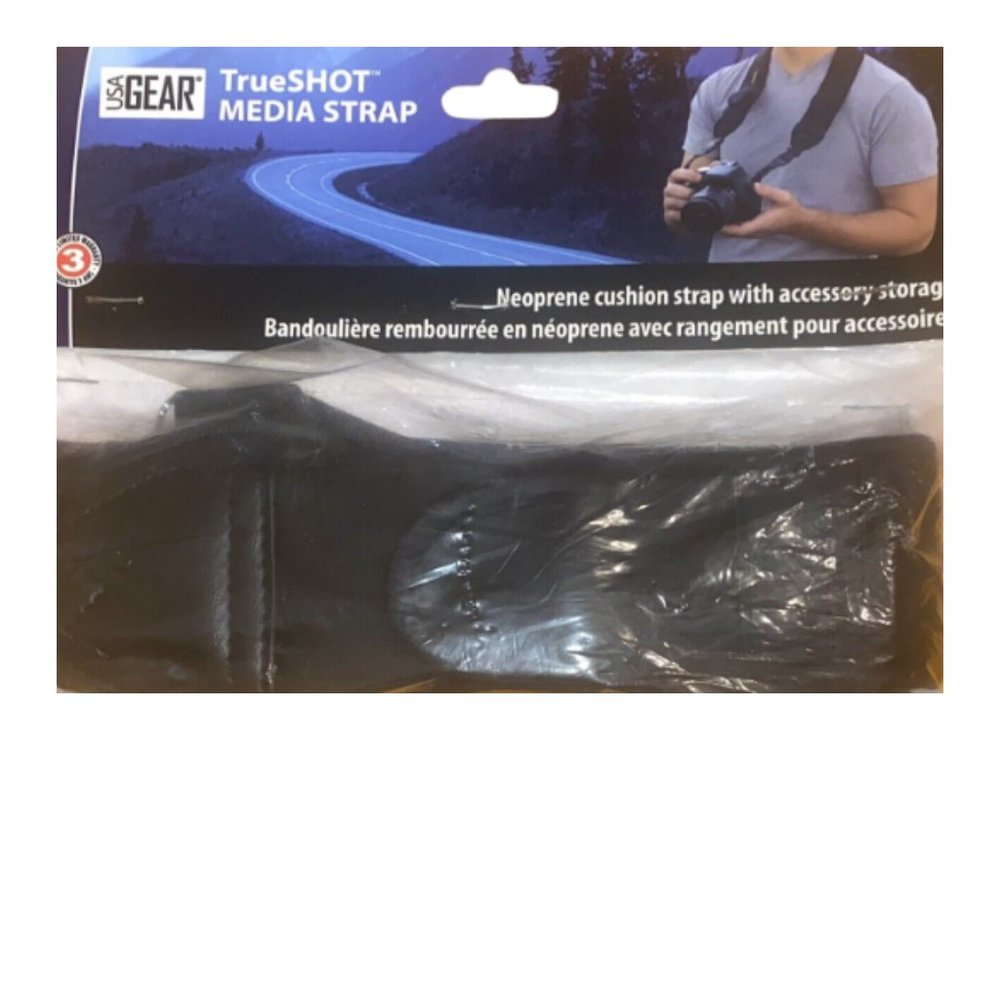 Camera TrueSHOT Media Strap GRCMMSO100BKEW USA Gear Neoprene Cushion